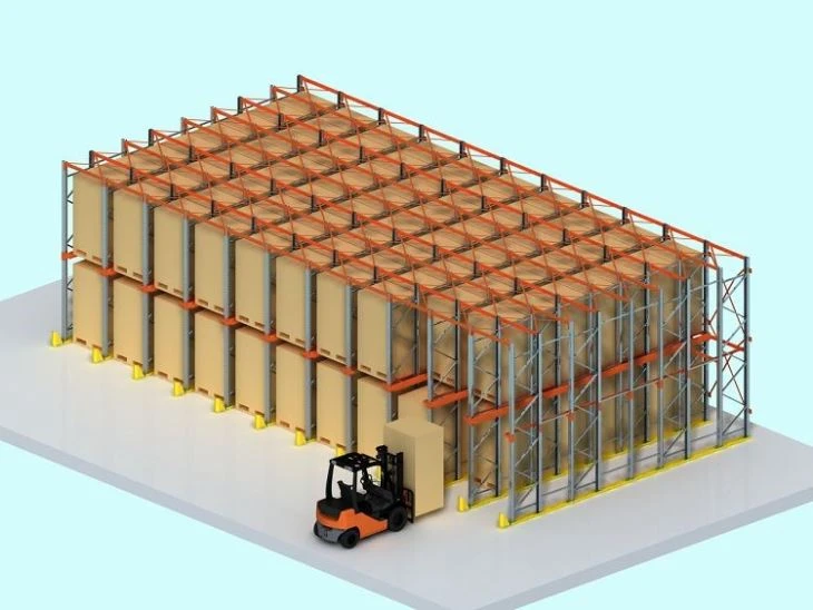 FILO cao mật độ ổ đĩa thông qua các kệ hệ thống